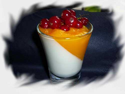 Panacotta Noix de coco-mangue