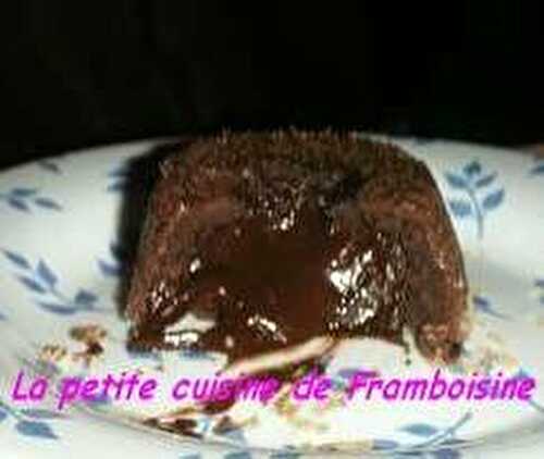 Petits coulants au chocolat