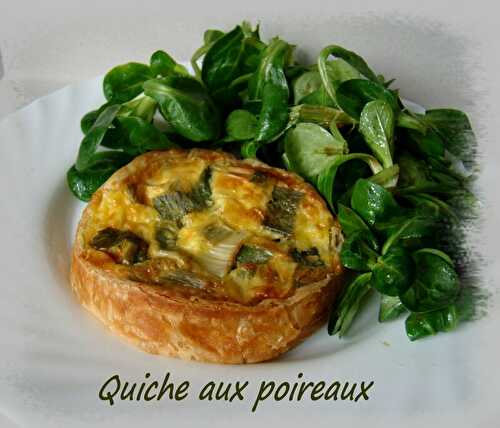 Quiche aux poireaux