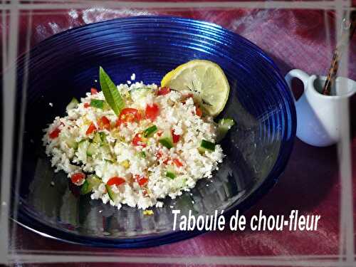 Taboulé au chou-fleur - La petite cuisine de Framboisine