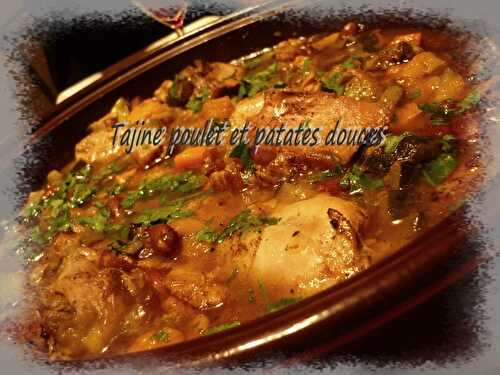 Tajine de poulet et patates douces