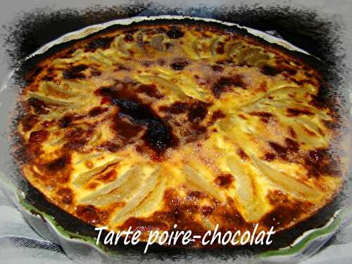 Tarte poire chocolat