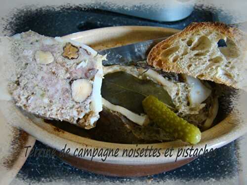 Terrine de campagne aux noisettes et pistaches au Thermomix ou non