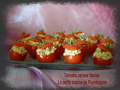 Tomates cerises farcie à la sardine - La petite cuisine de Framboisine