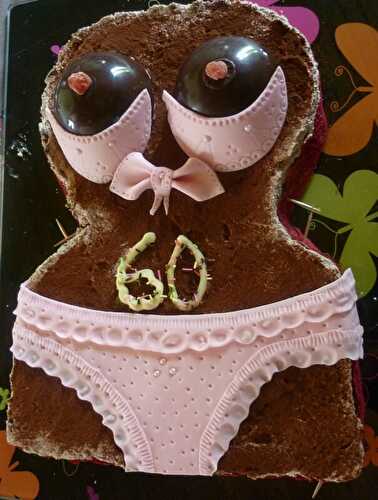 Un gateau sexy pour les 60 ans d'un ami !