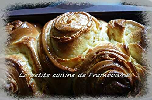 Brioche tourbillon glacage léger au citron