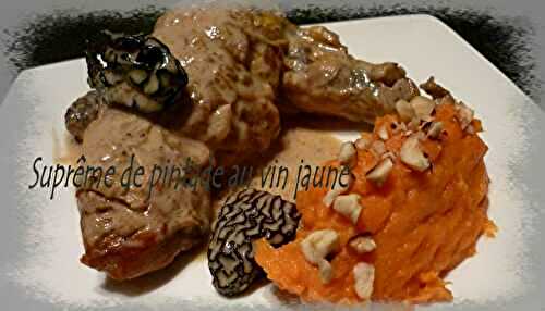 Suprèmes de pintade au vin jaune