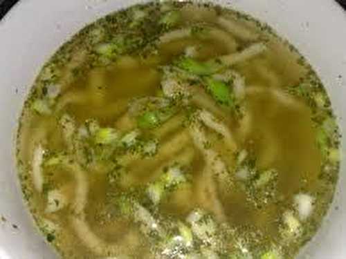 Flädle Suppe