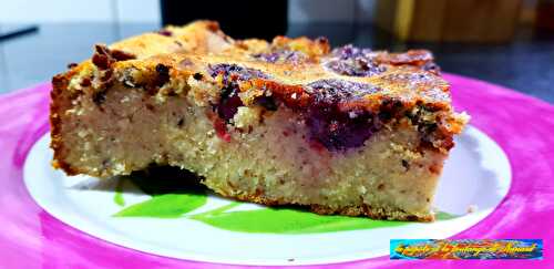 Clafoutis aux cerises et pistaches