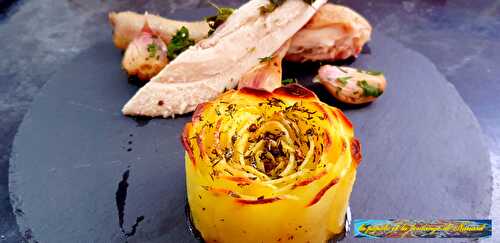 Roses de pommes de terre