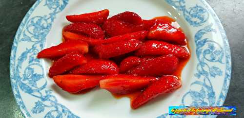 Salade de fraises balsamique
