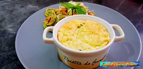 Soufflé de poisson et crevettes aux salicornes