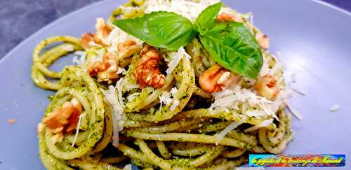 Spaghetti al pesto