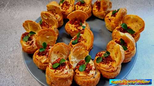 Couronne de choux au tartare de St jacques et chantilly au chorizo