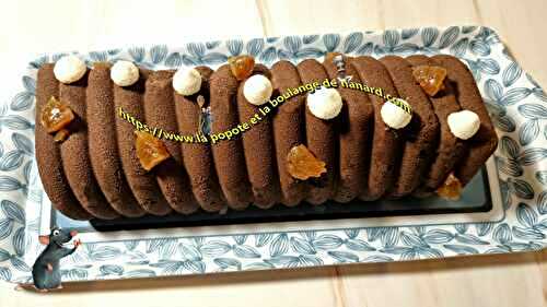 Bûche de Noël aux marrons glacés