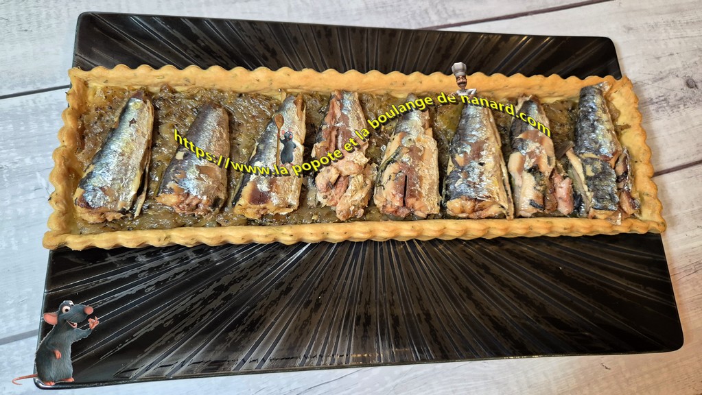 Tarte provençale aux sardines