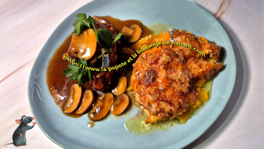 Gratin de butternut comme un dauphinois