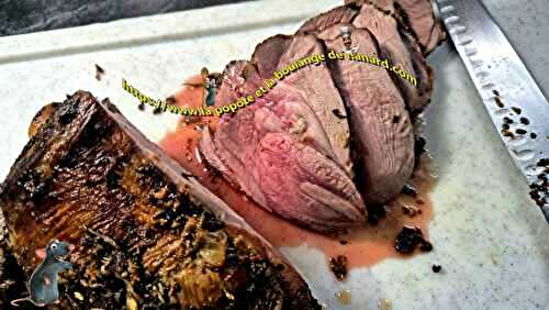 Gigot d’agneau confit cuisson basse température