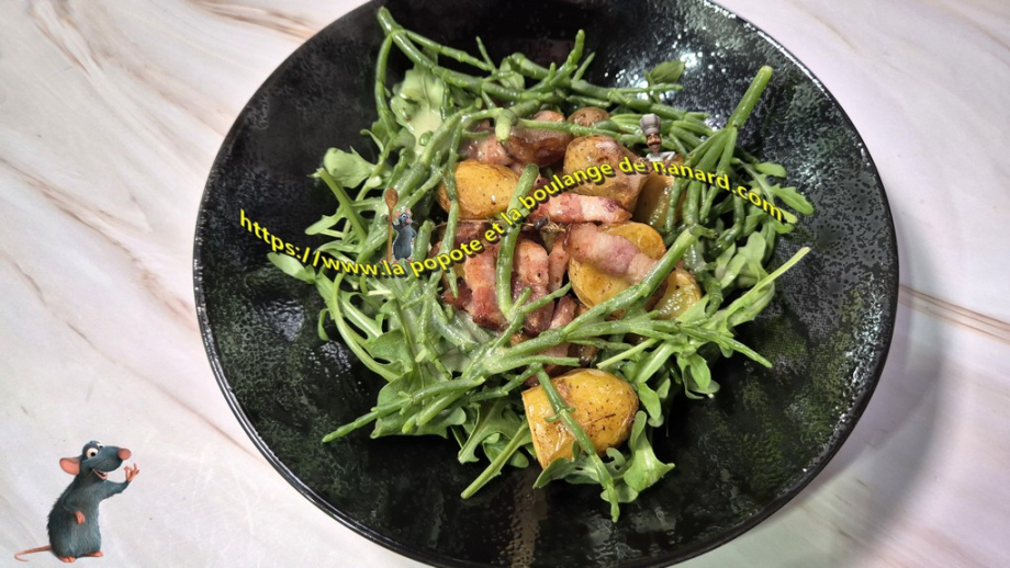 Salade de pommes de terre de Noirmoutier aux salicornes