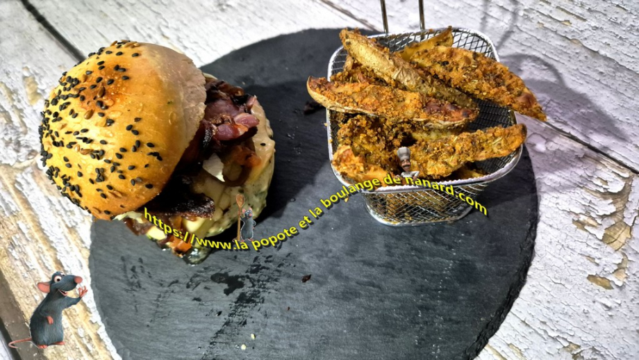 Burger aux deux fromages