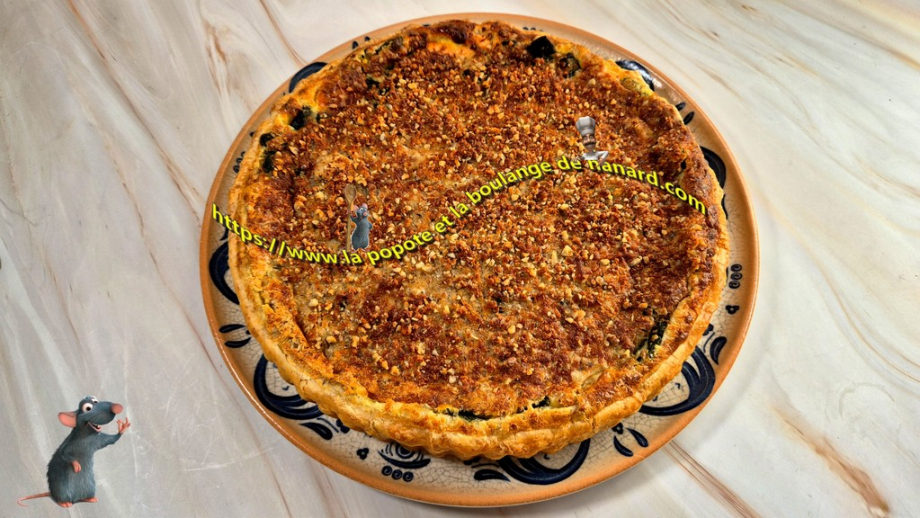 Tarte saumon épinards