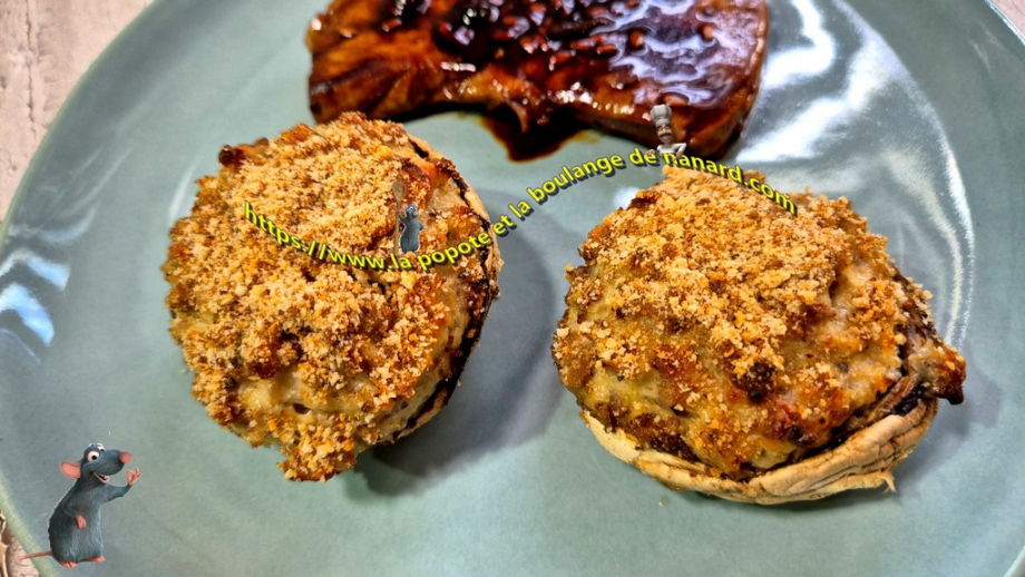 Champignons farcis (3ème recette)