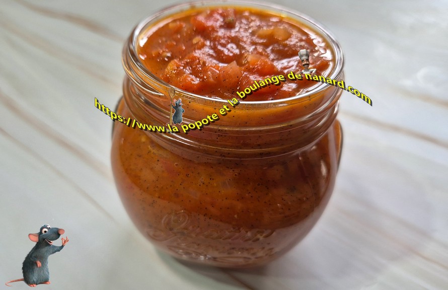 Chutney de tomate à la vanille et aux épices