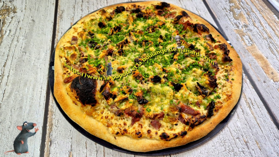 Pizza aux ravioles