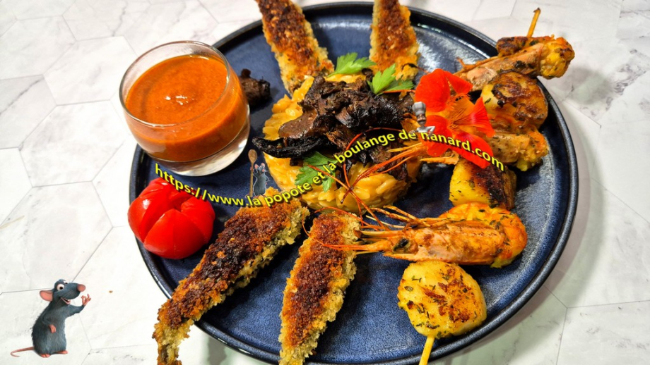 Risotto de langues d'oiseaux terre mer