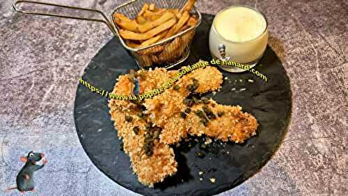 Fish and chips d'aile de raie et son émulsion de sauce tartare