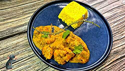 Crevettes à ma façon à la crème de coco