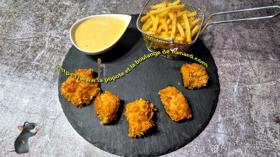Nuggets de poulet aux corn flakes