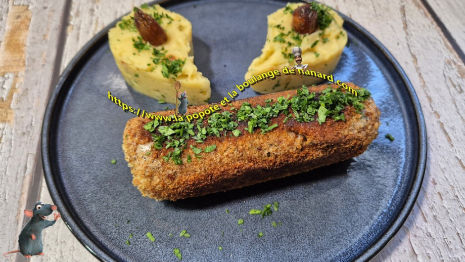 Andouillette lyonnaise panée