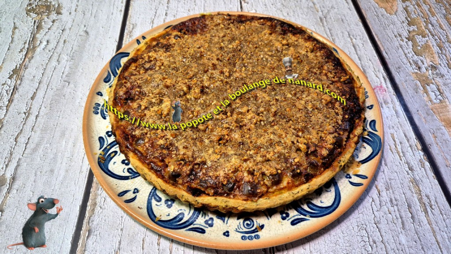 Tarte aux ravioles et asperges vertes