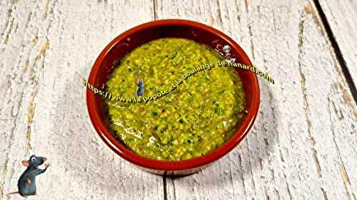 Pesto de tiges d’oignons verts