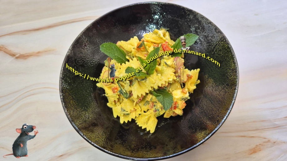 Salade de pâtes au curry