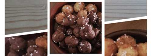 Chouquettes au chocolat