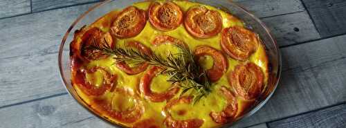 Clafoutis abricot-romarin