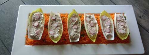 Endives aux rillettes de thon