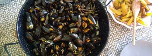 Moules sauce poulette
