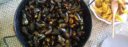 Moules sauce poulette