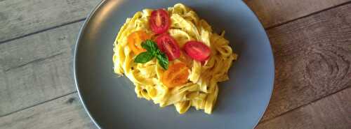 Tagliatelles au pesto de courgette & feta