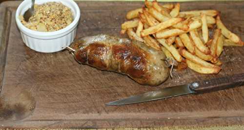 De l'andouillette de Troyes sauce moutarde