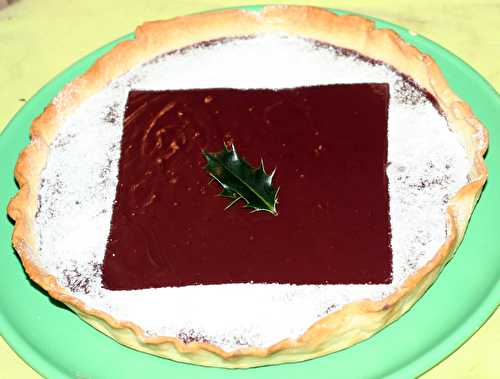 De la tarte au chocolat