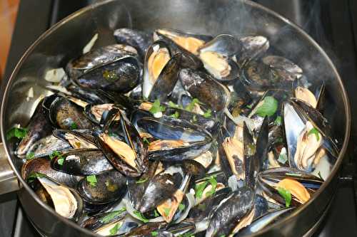 Des moules à la marinière