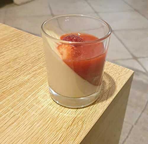 Panna Cotta coulis Fraises-Framboises
