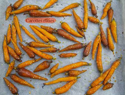 Carottes rôties au four et aux épices