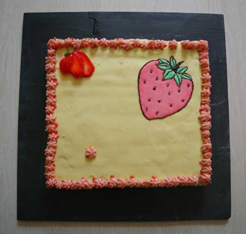 Cheesecake fraise-basilic