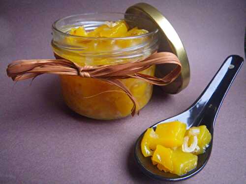 Chutney de mangue et échalotes - La ronde des délices
