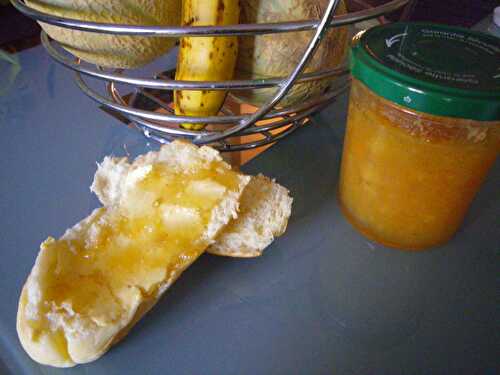 Confiture banane melon à la vanille